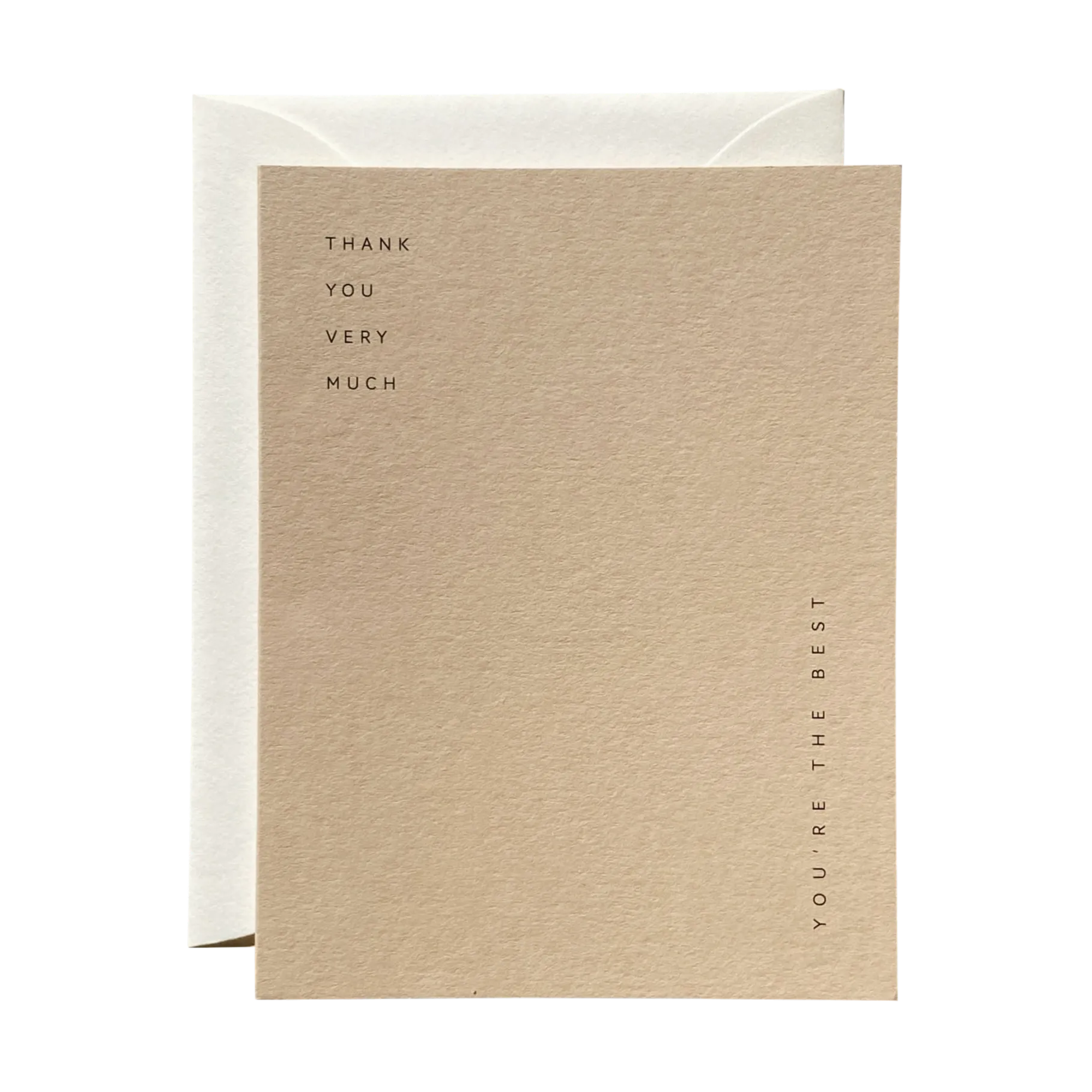 'Thank You' Greeting Card