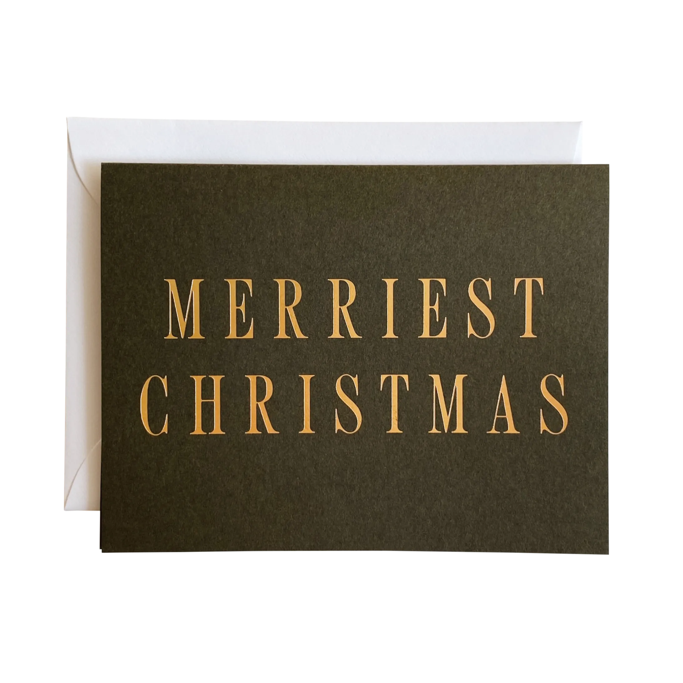 'Merriest Christmas' Greeting card