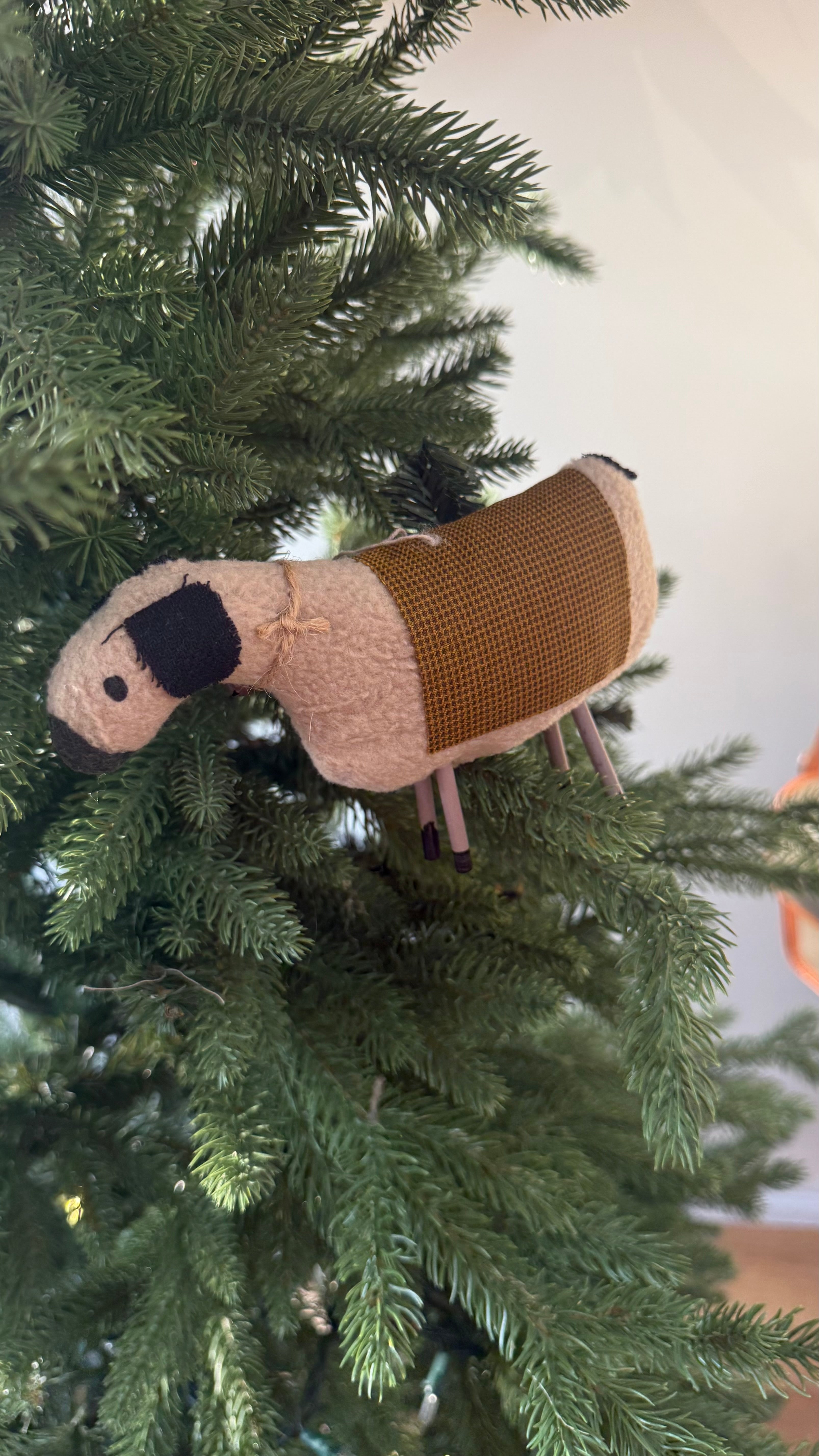 Primitive Sheep Ornament