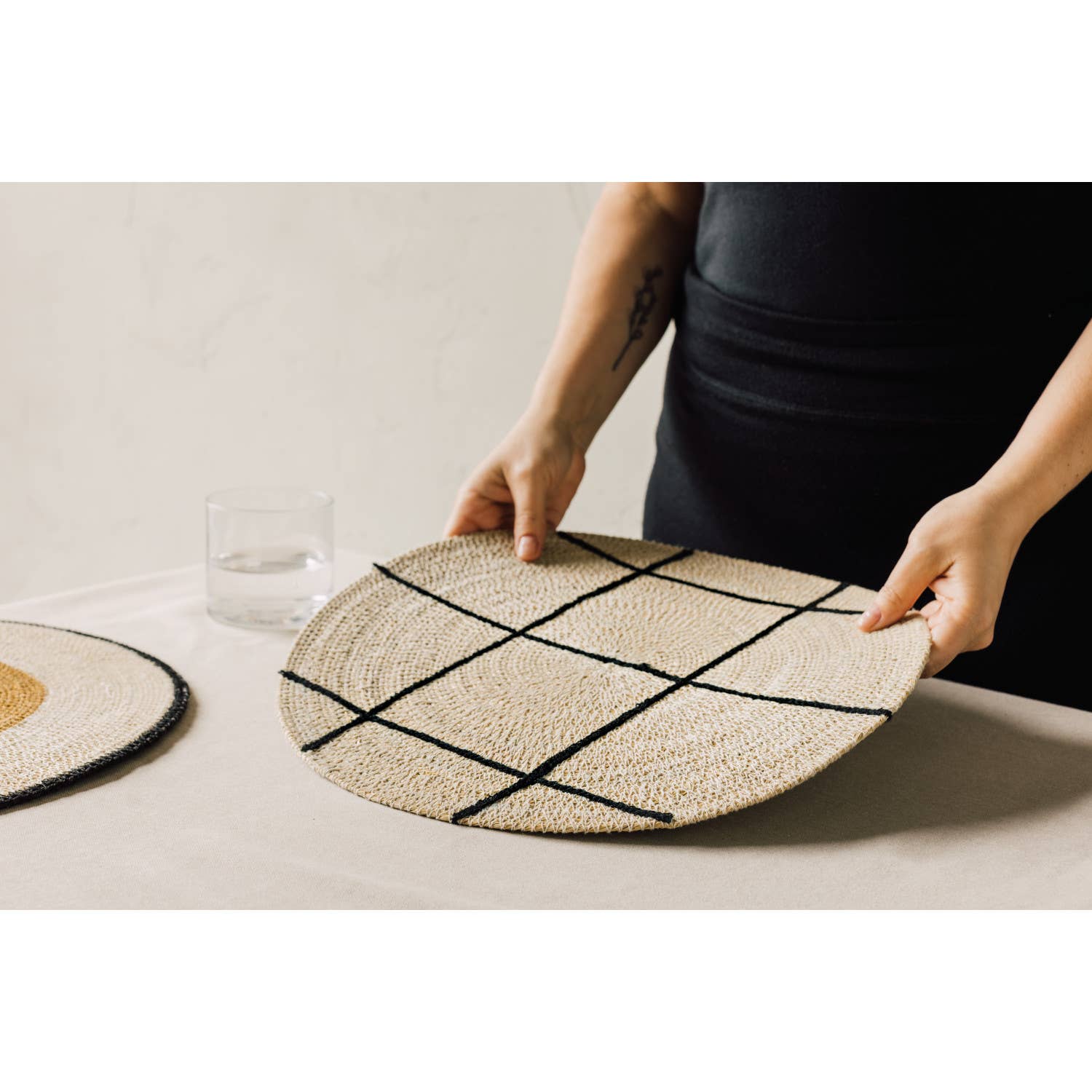 Stripe Seagrass Placemat