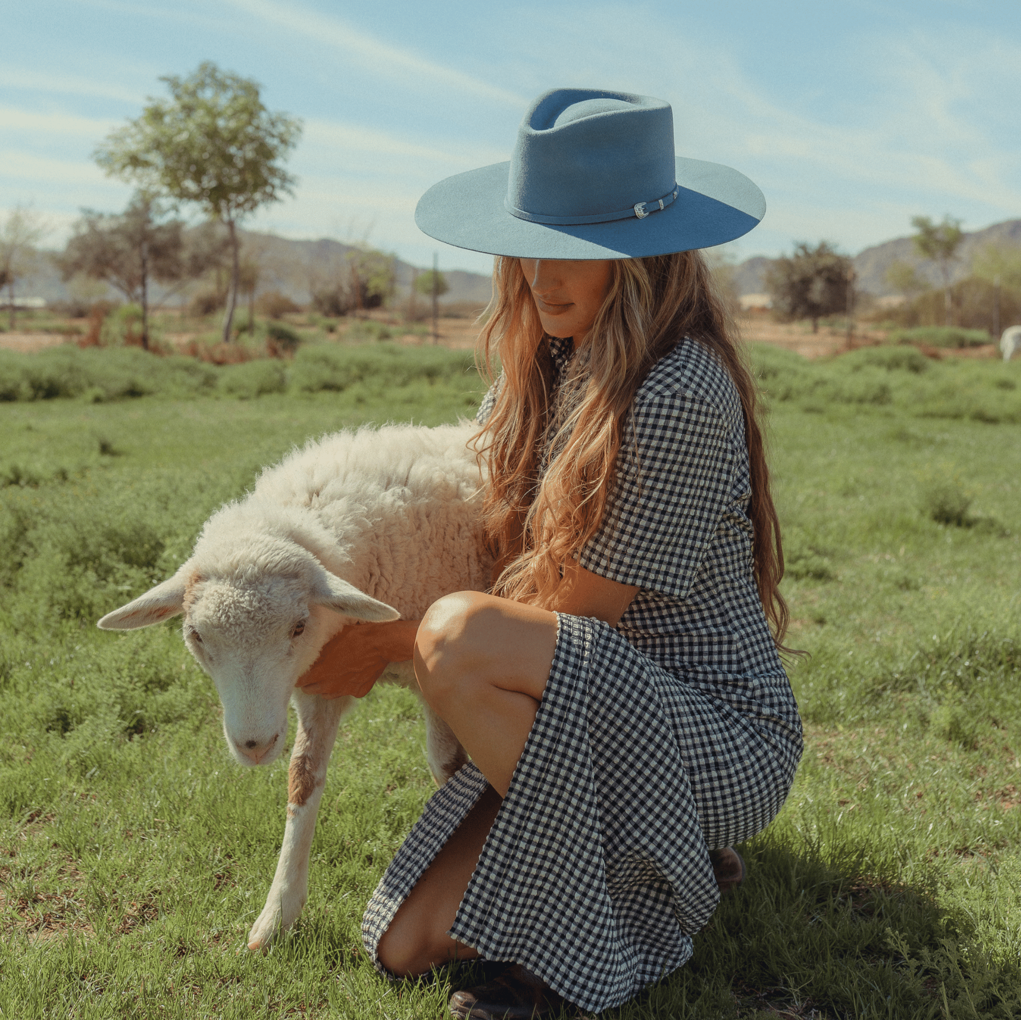 The Coastline Blue Felt Hat – HAUS of TRADE display picture 2