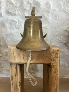 Vintage Heavy Brass Anchor Bell