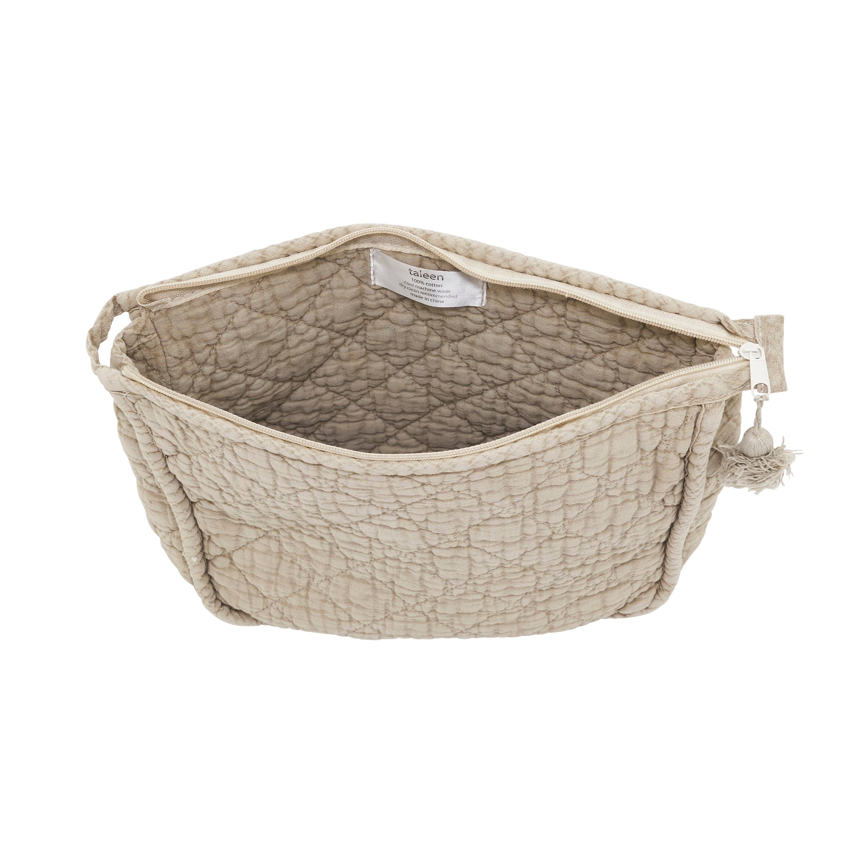 Cloud Cotton Quilted Pouch Bag