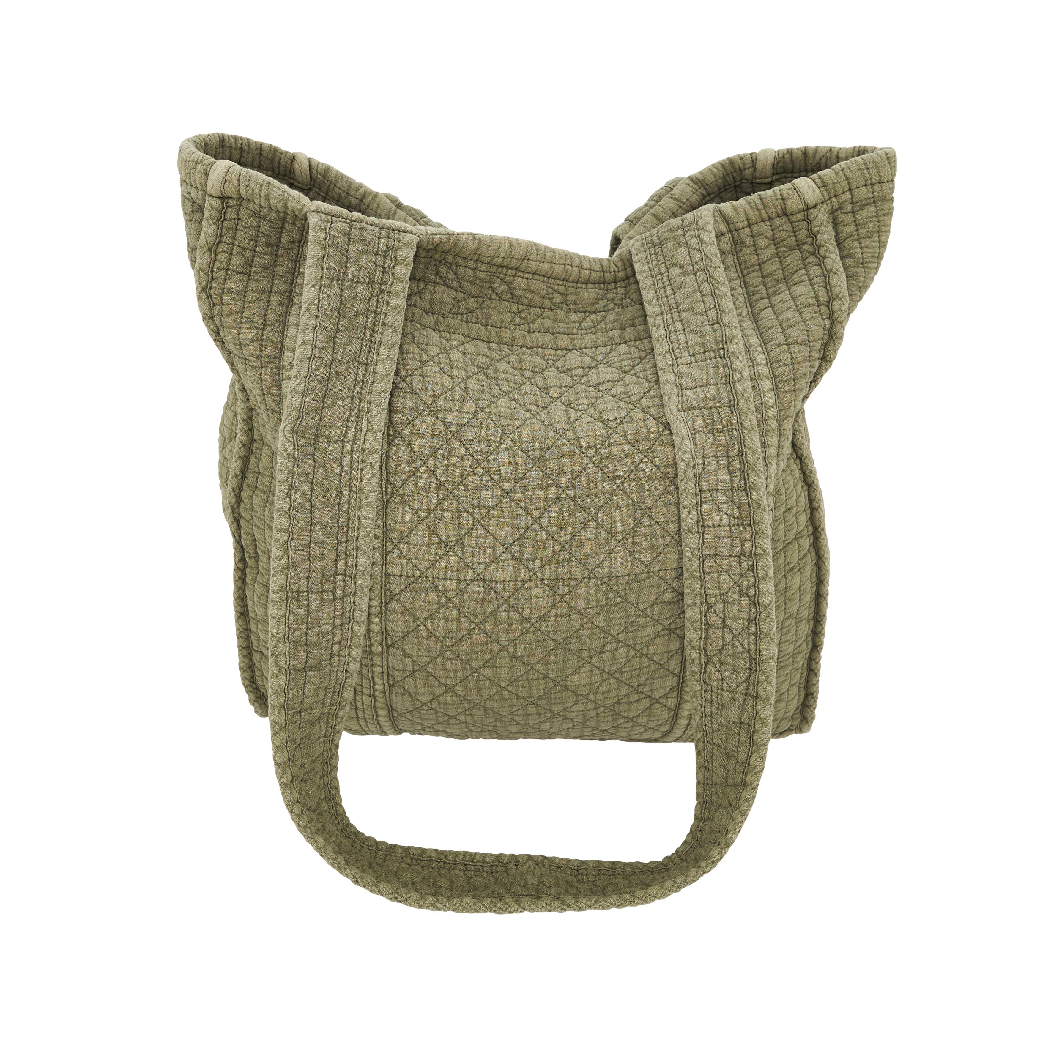 Cloud Cotton Quilted Tote Bag