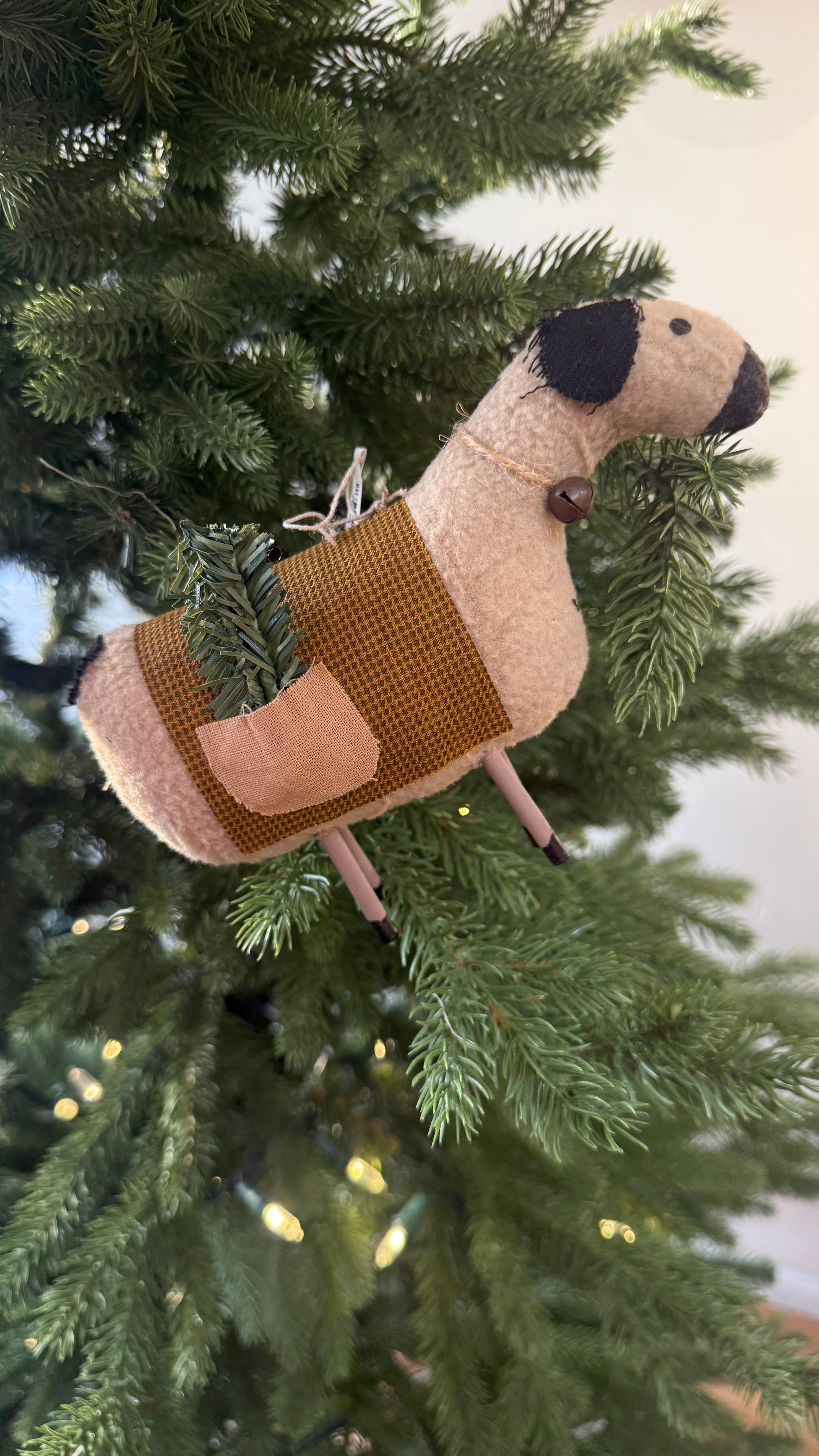 Primitive Sheep Ornament