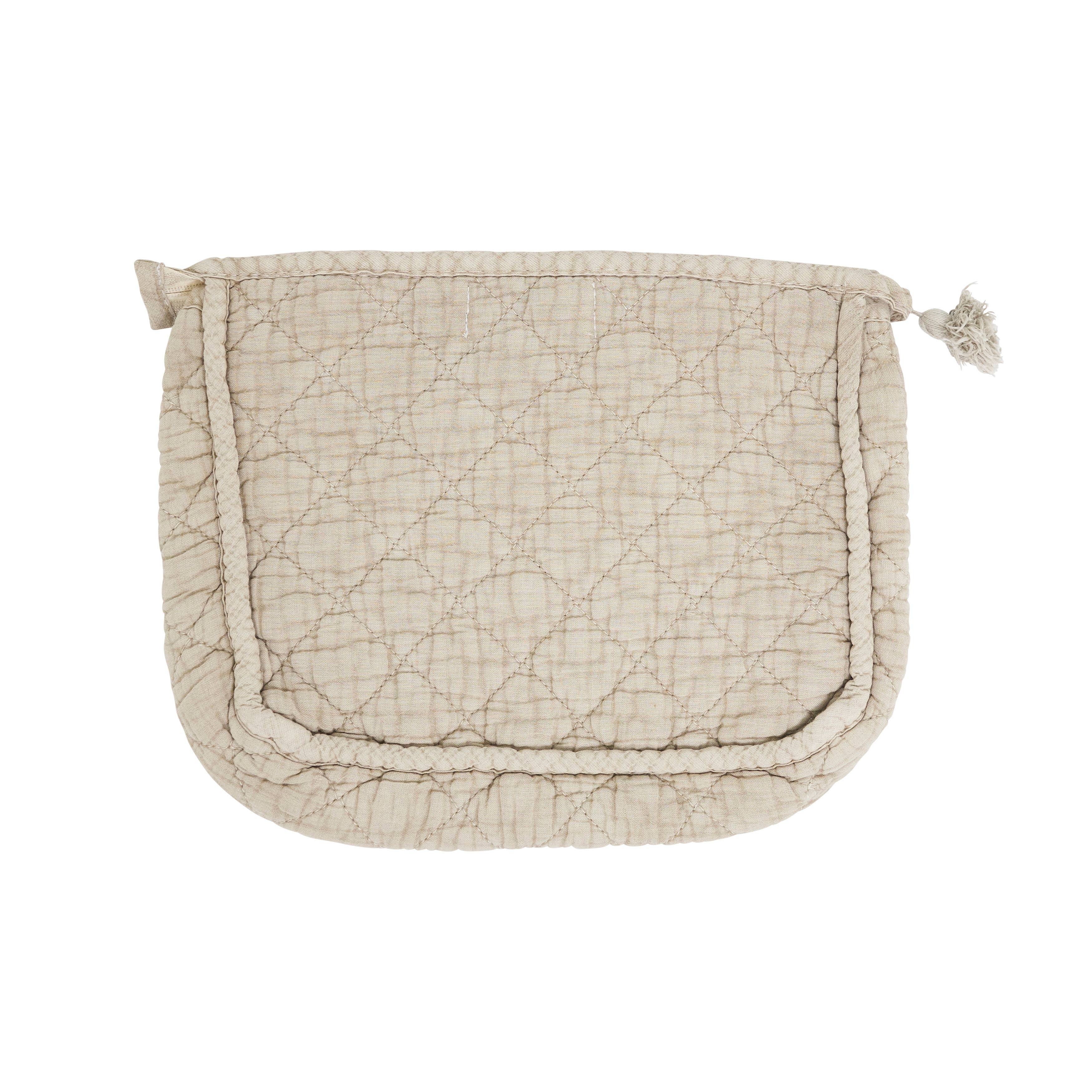 Cloud Cotton Quilted Pouch Bag