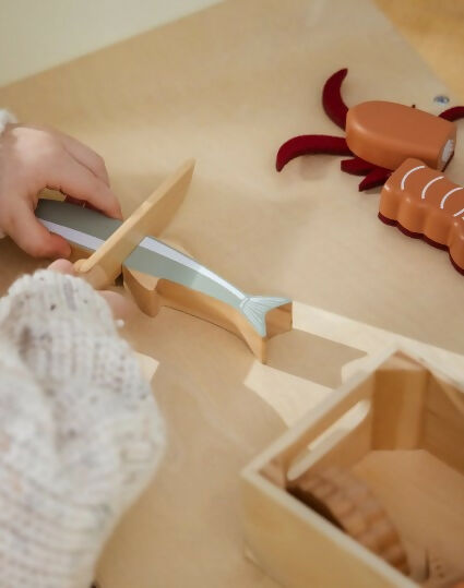 Wooden Seafood set