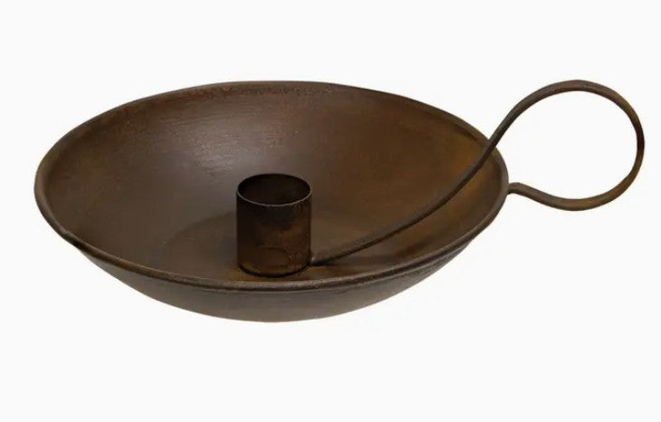 Rustic Colonial Taper Candle Holder