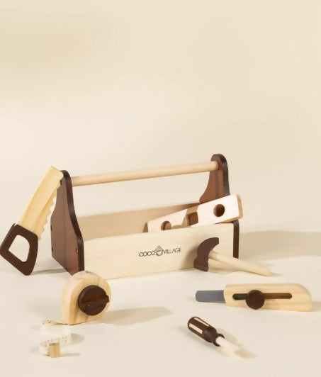 Wooden Tool Play set