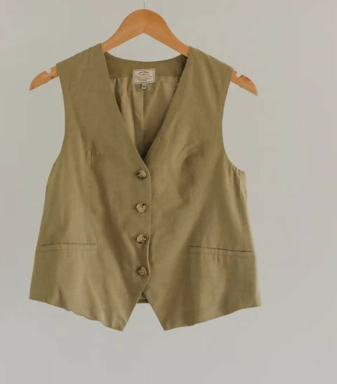 olive vest