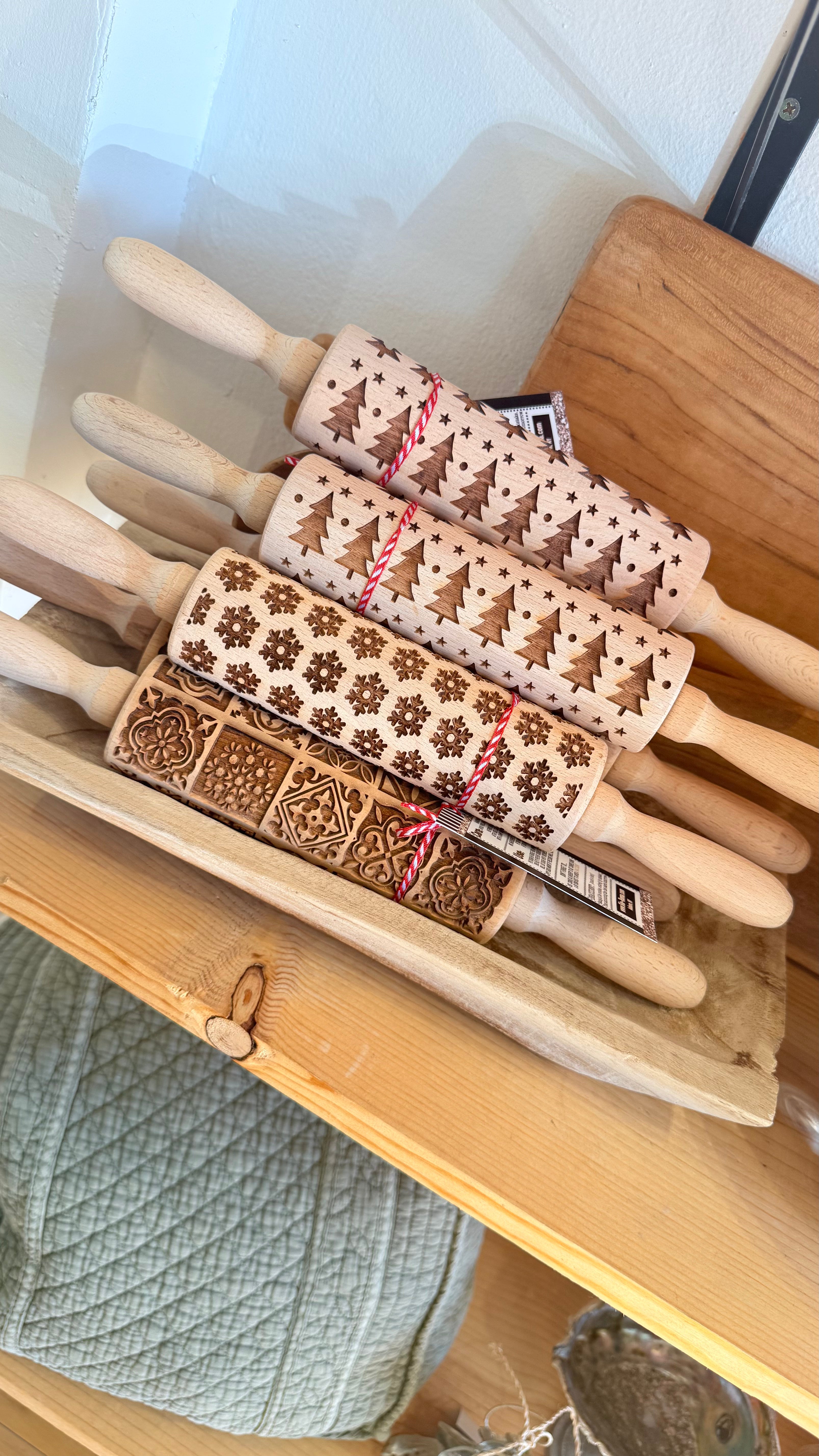 Holiday Wooden Rolling Pins