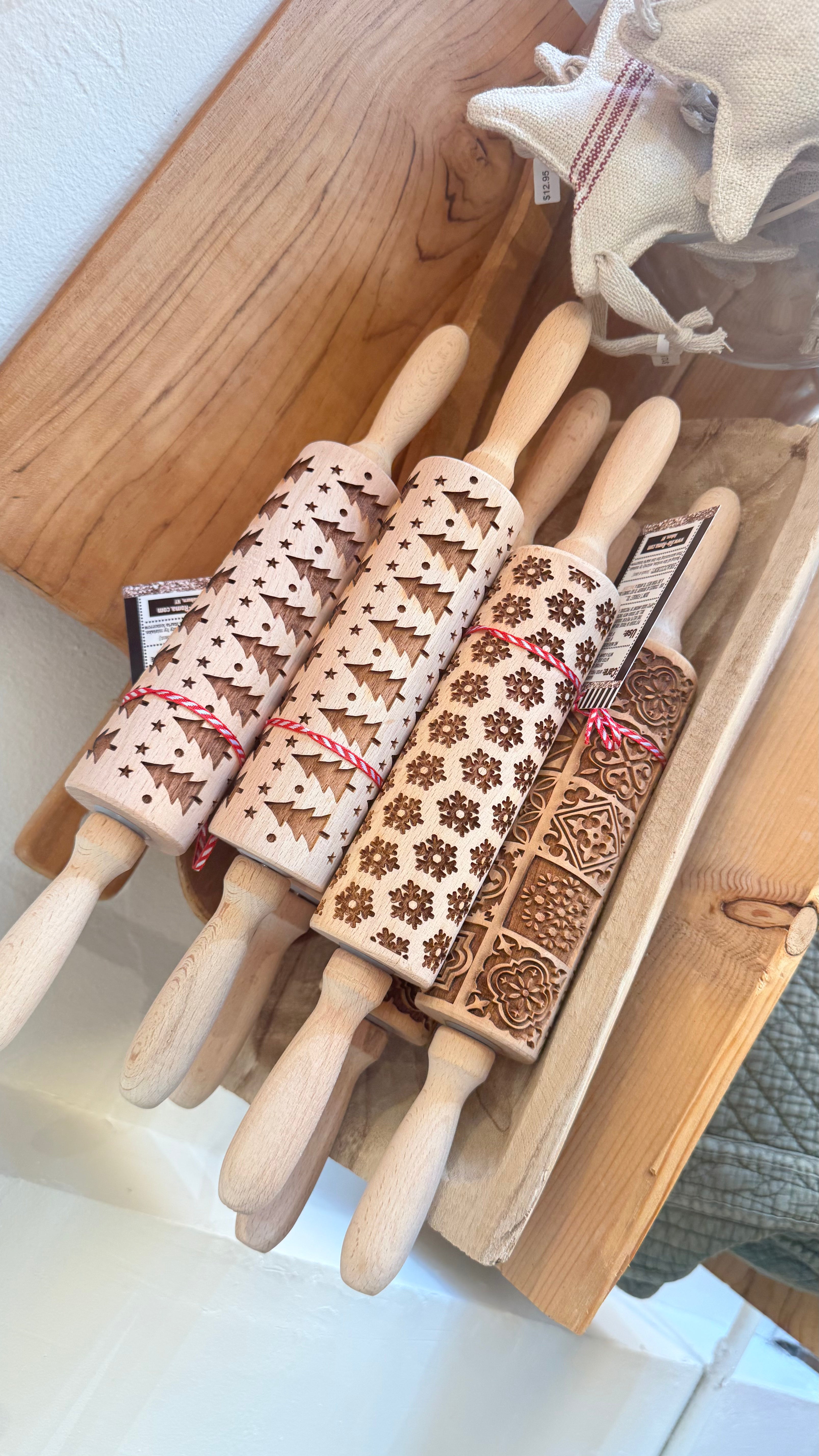 Holiday Wooden Rolling Pins