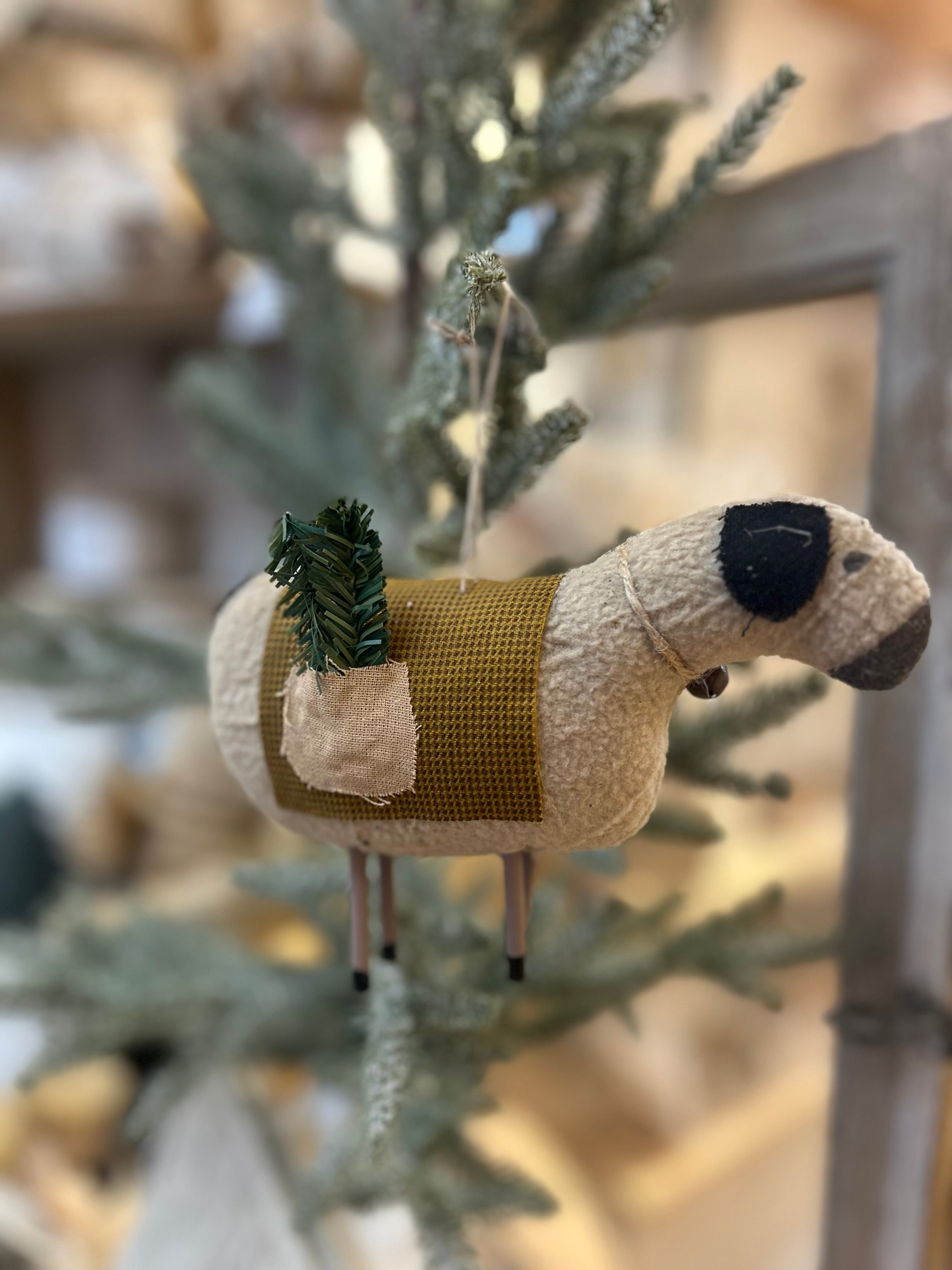 Primitive Sheep Ornament