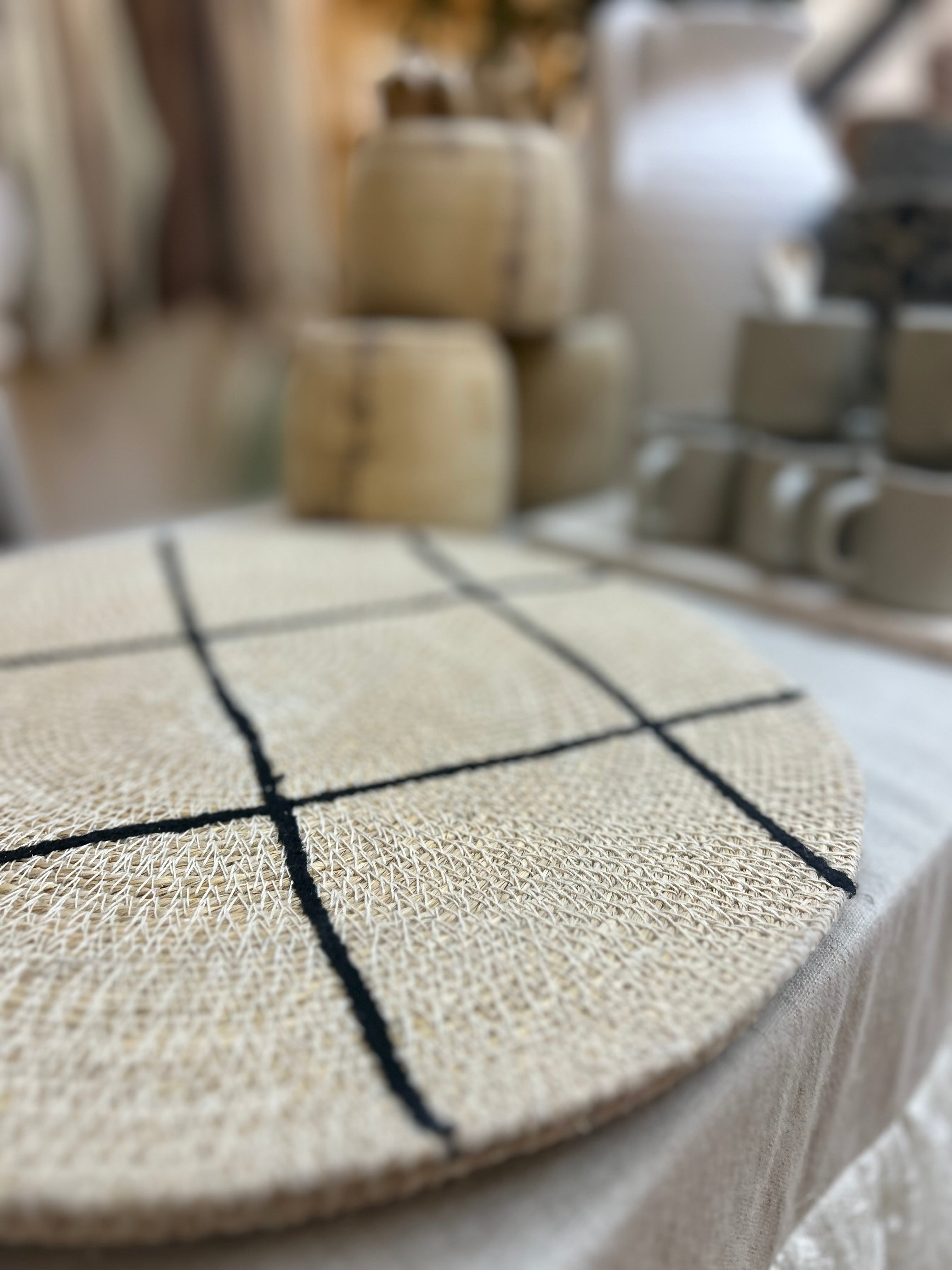 Stripe Seagrass Placemat