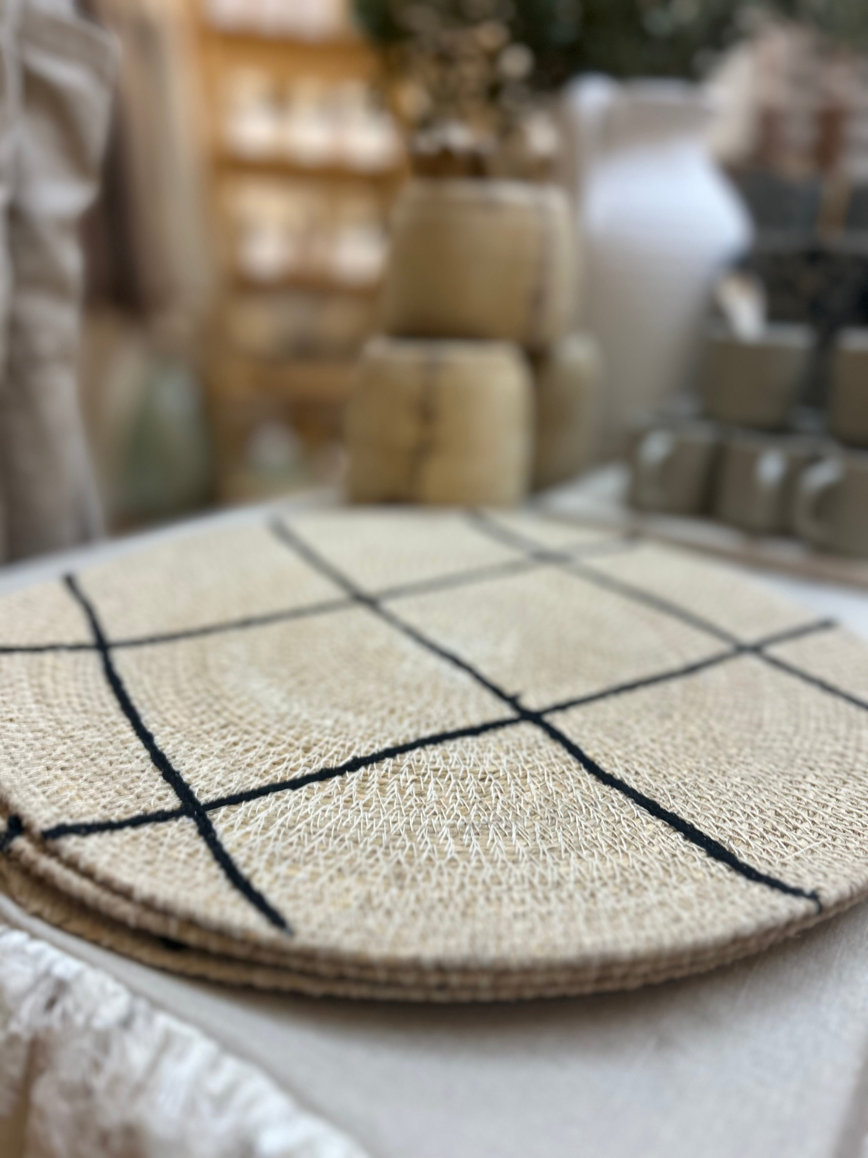 Stripe Seagrass Placemat