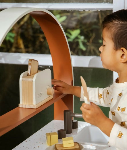Wooden Toaster set