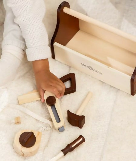 Wooden Tool Play set