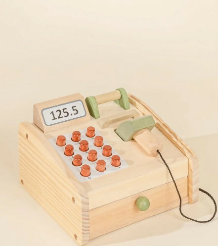 Wooden Cash Register