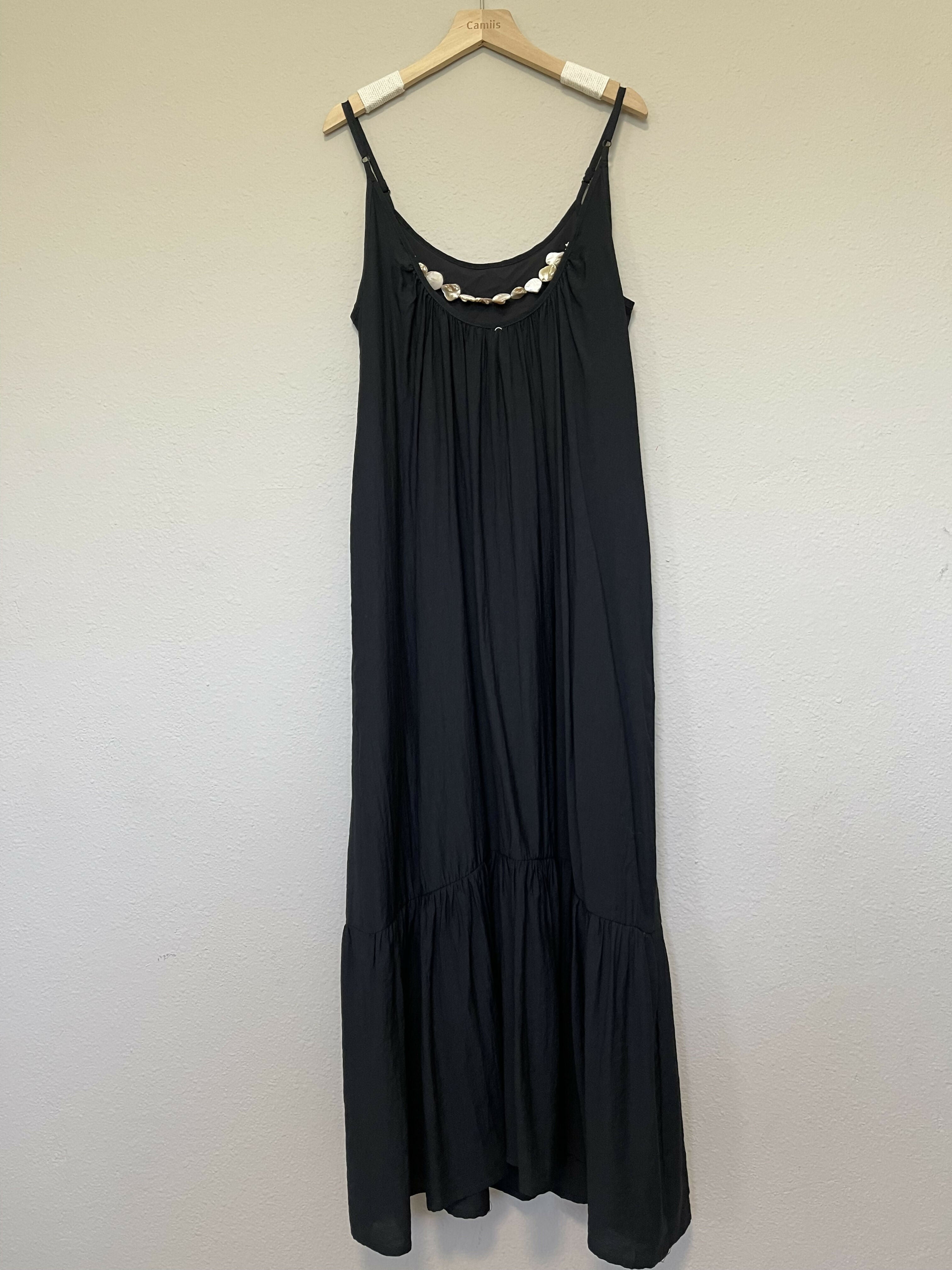 Seashell Chain Backless Camisole Dress