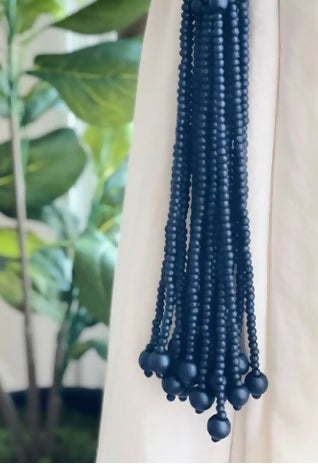 Wooden Micro Bead Tassel