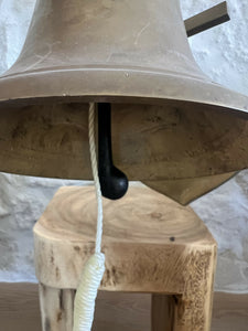 Vintage Heavy Brass Anchor Bell