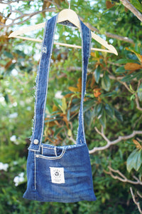 Lotus - Studded Jean Bag