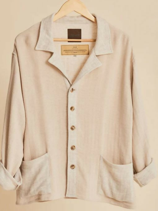 oat shirt jacket