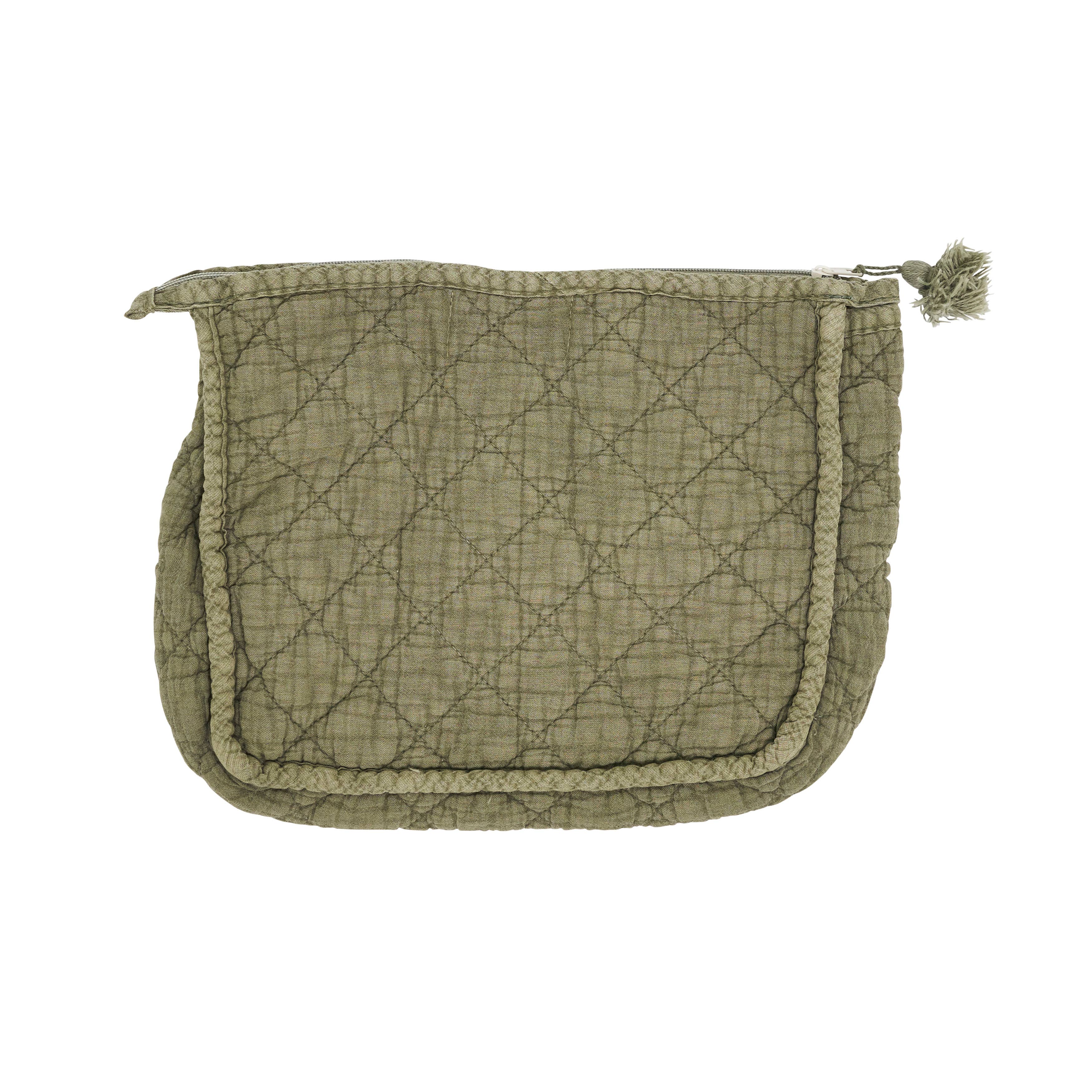 Cloud Cotton Quilted Pouch Bag