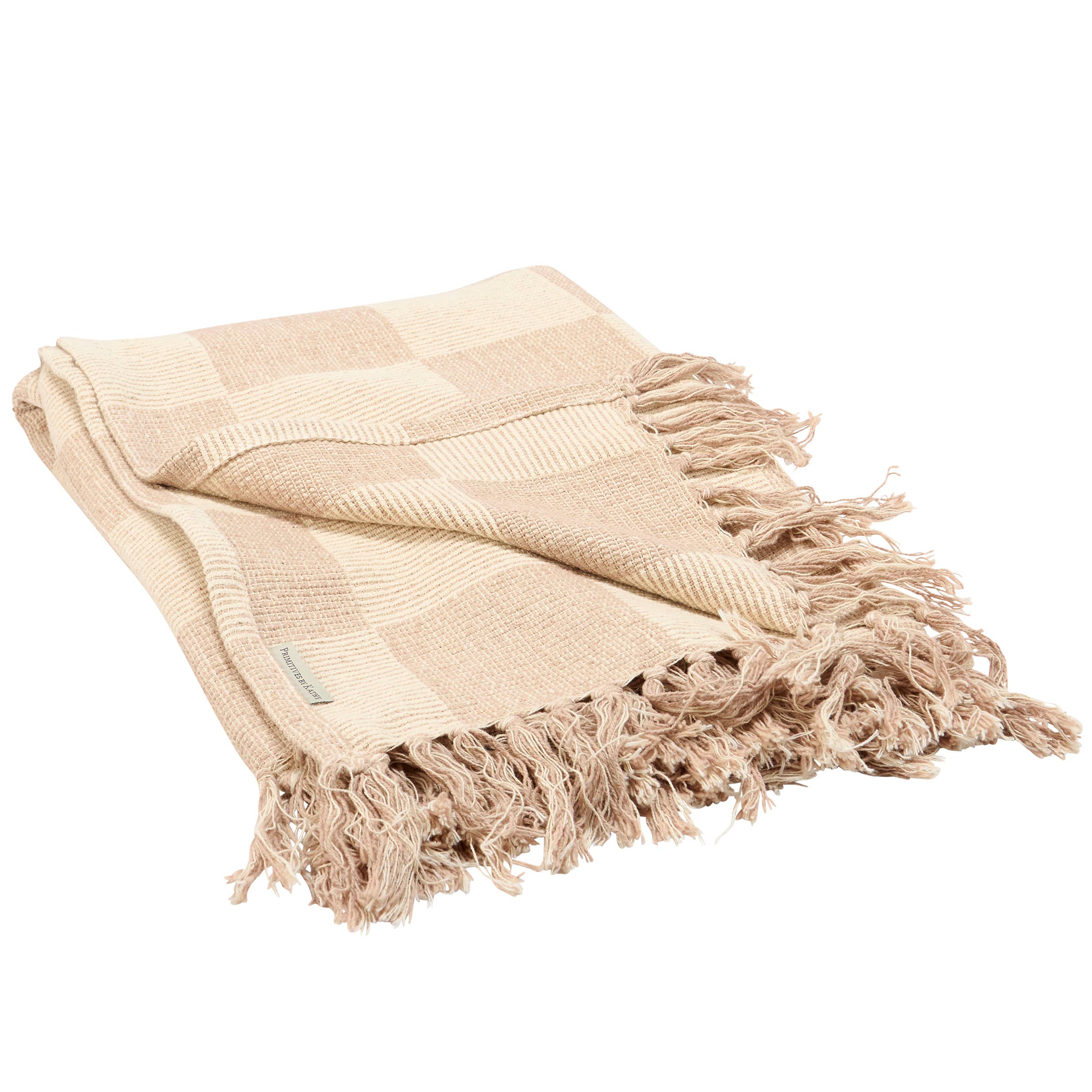 Checkerboard Ramie Cotton Throw