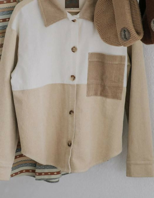 tan cord jacket