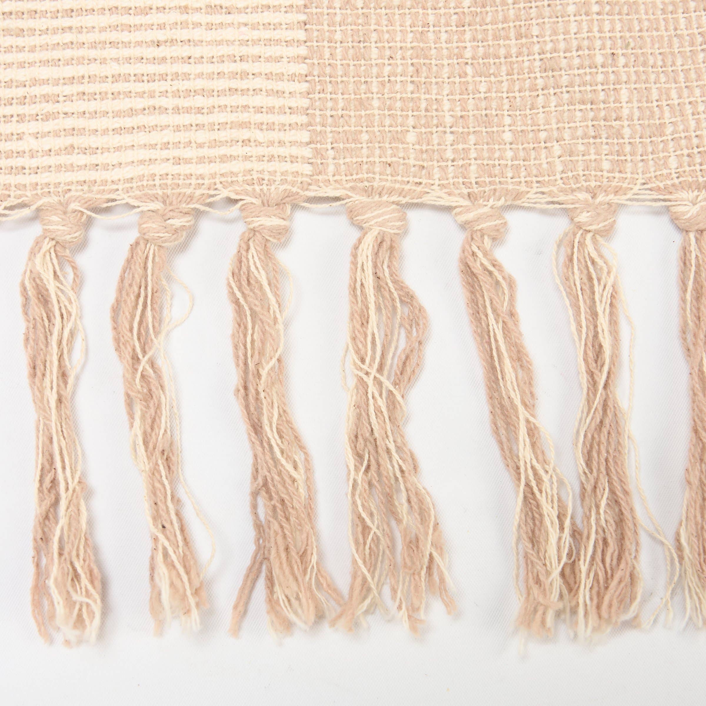 Checkerboard Ramie Cotton Throw