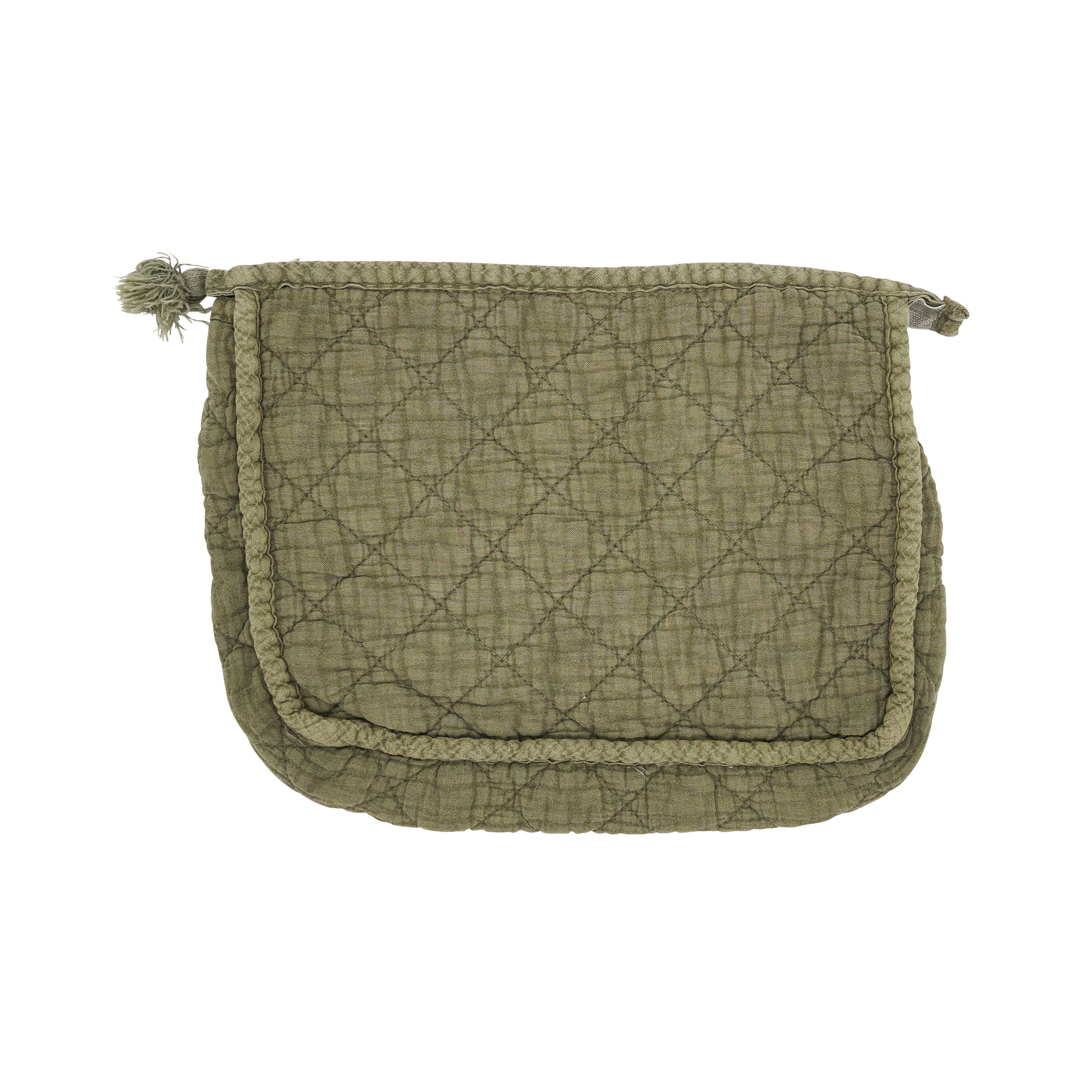 Cloud Cotton Quilted Pouch Bag