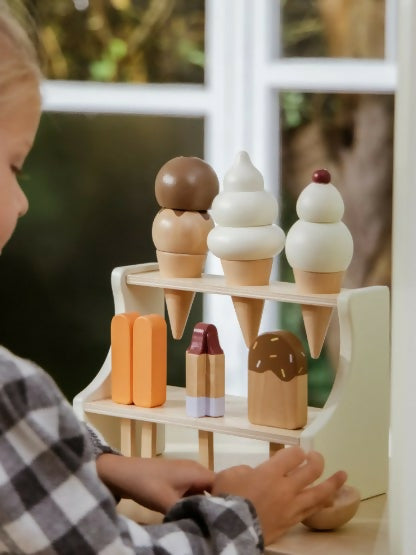 Wooden Ice cream play set
