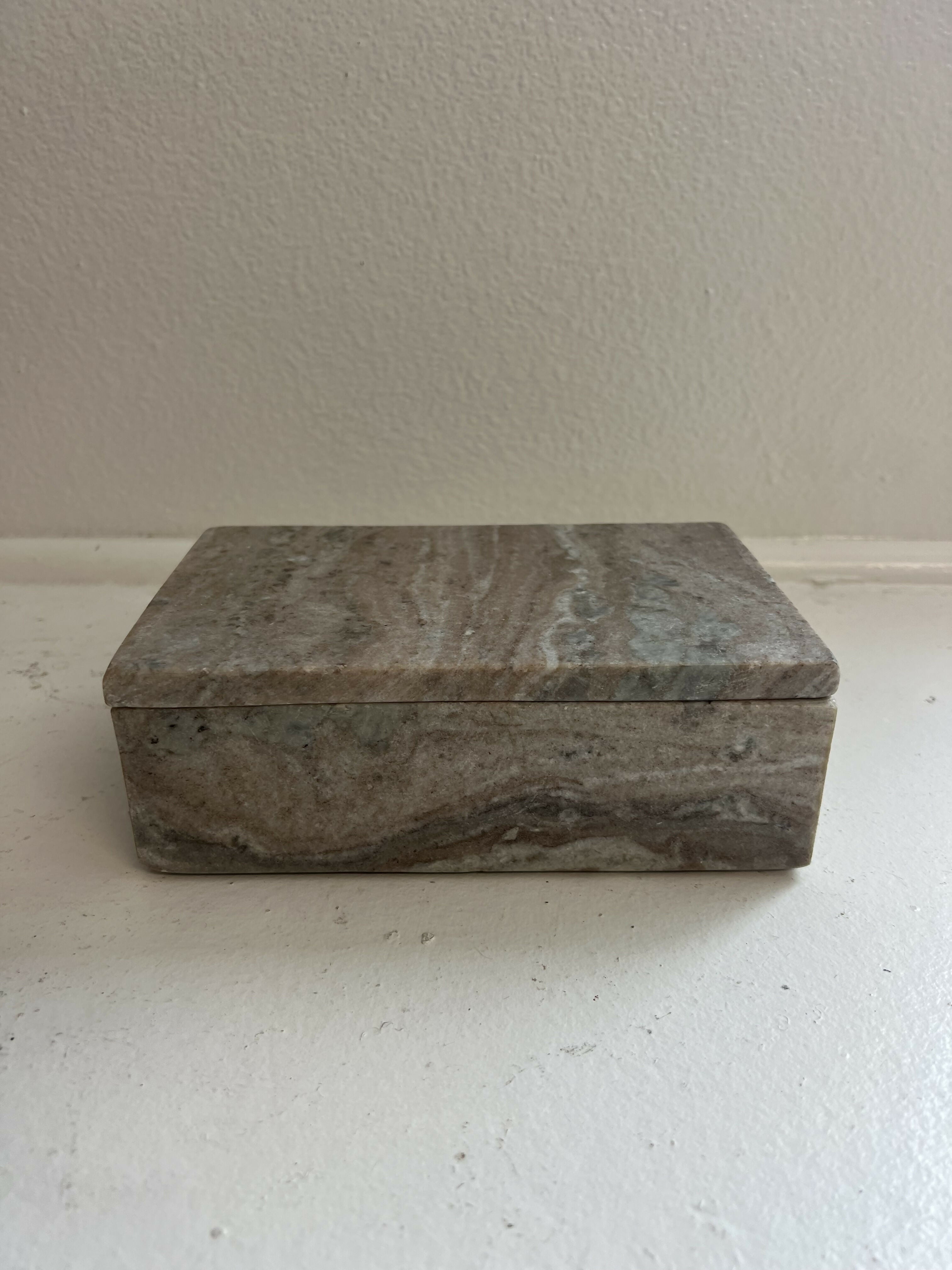 Lidded Marble Box