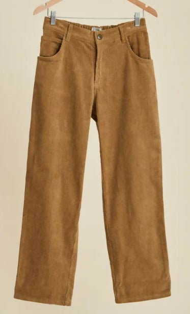 unisex brown cord pants