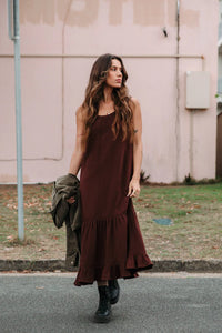 Yamba Brown Dress