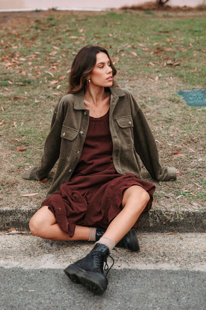 Yamba Brown Dress