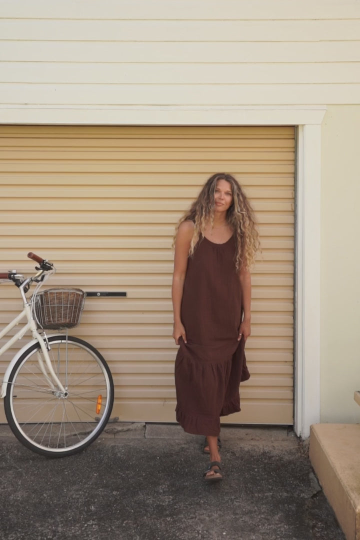 Yamba Brown Dress