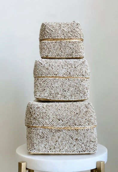 Bali Handbeaded Bamboo Plain Box