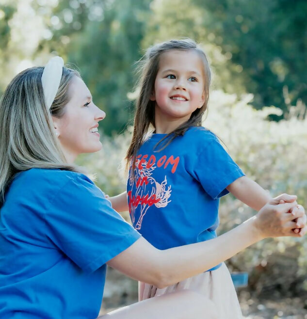 Freedom in Jesus Horse Youth Tee