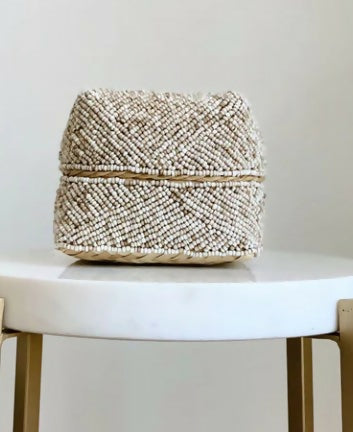 Bali Handbeaded Bamboo Plain Box