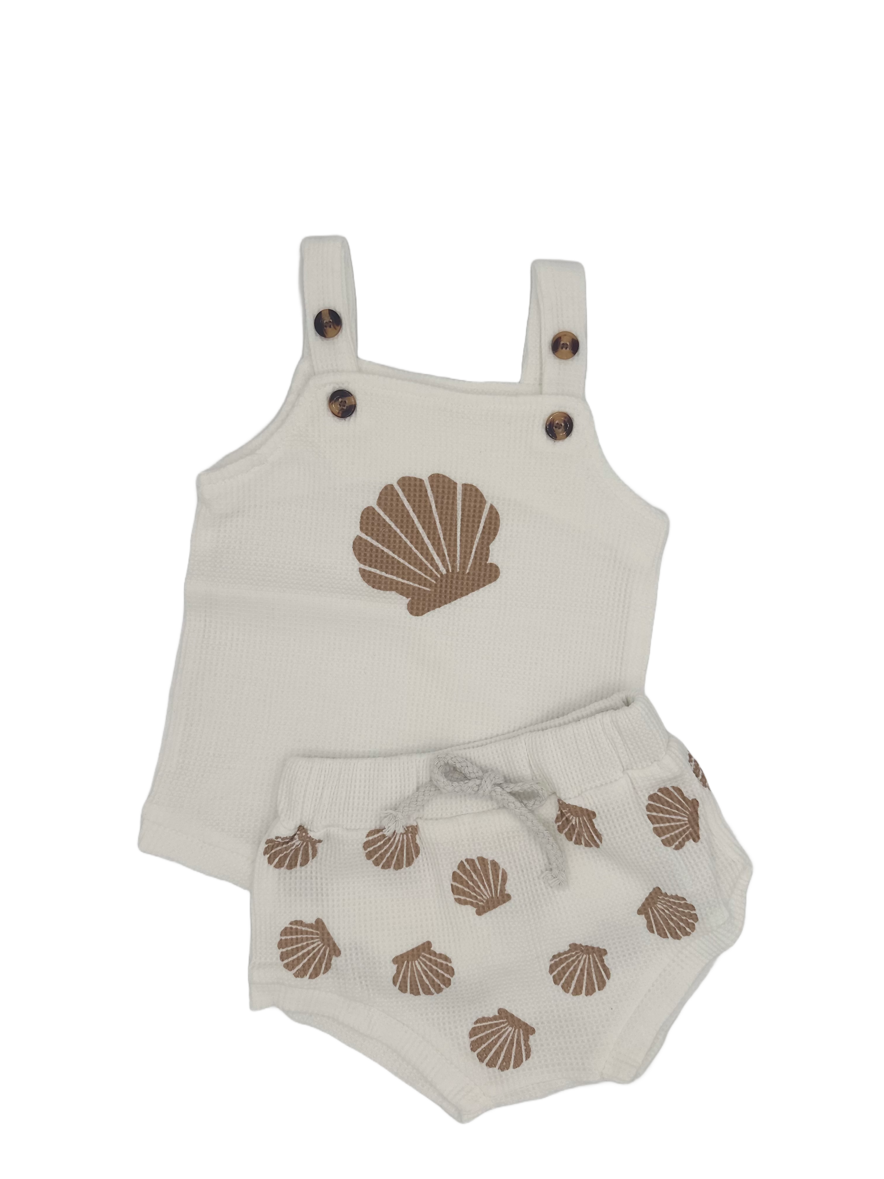 Organic Cotton Seashell Set