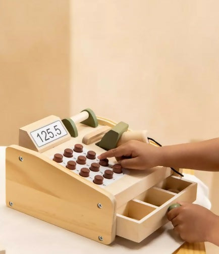Wooden Cash Register