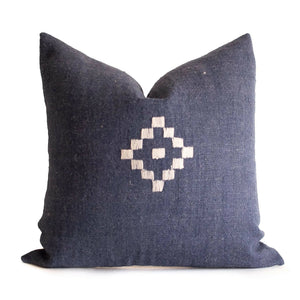 Blue Wool Pillow
