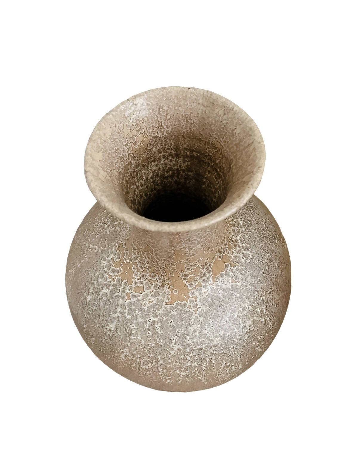 XL Handthrown Vase, Signed Vintage