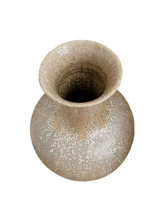 XL Handthrown Vase, Signed Vintage