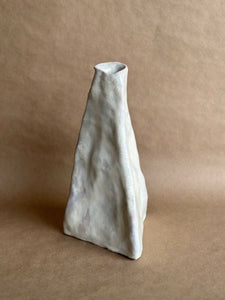 Tall Triangle Opal Vase