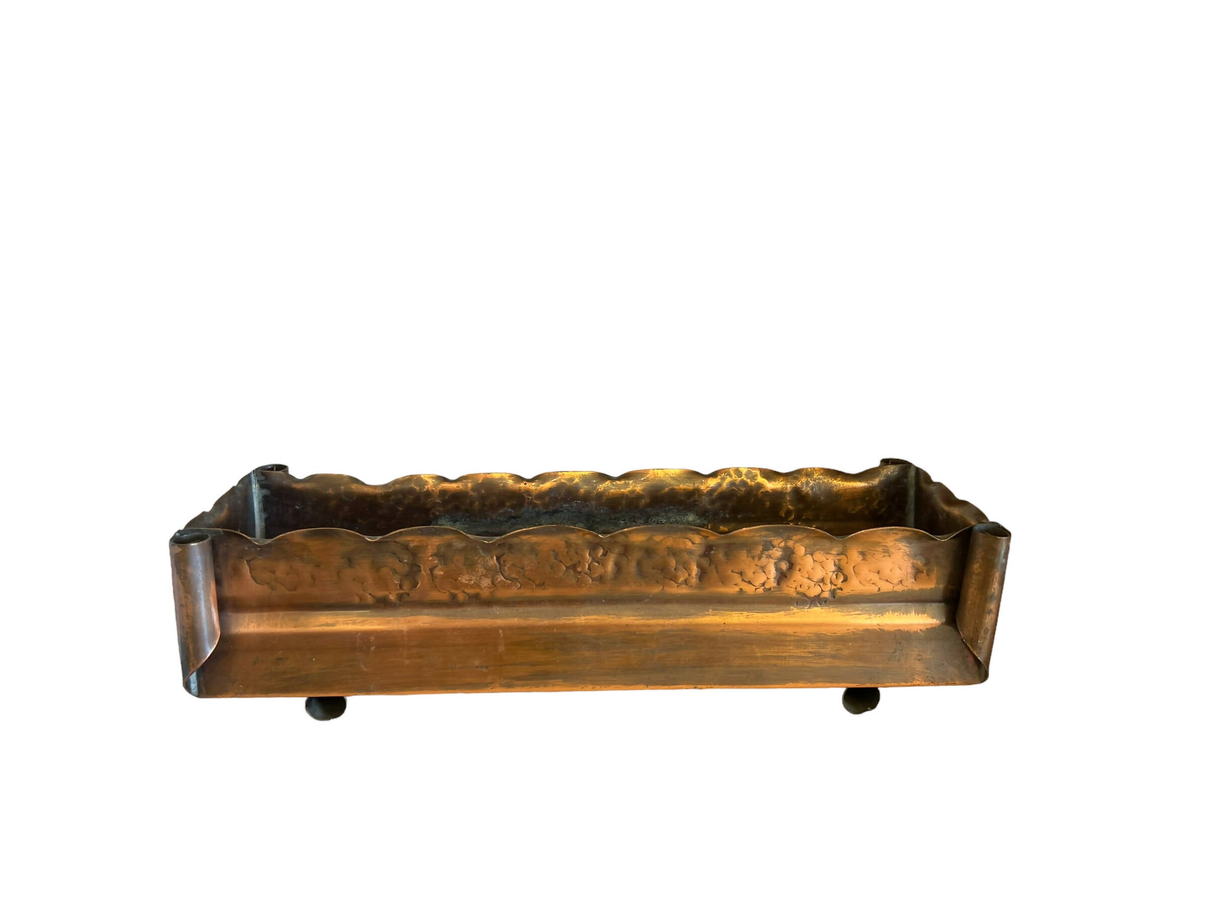Patina Copper Tray, Vintage
