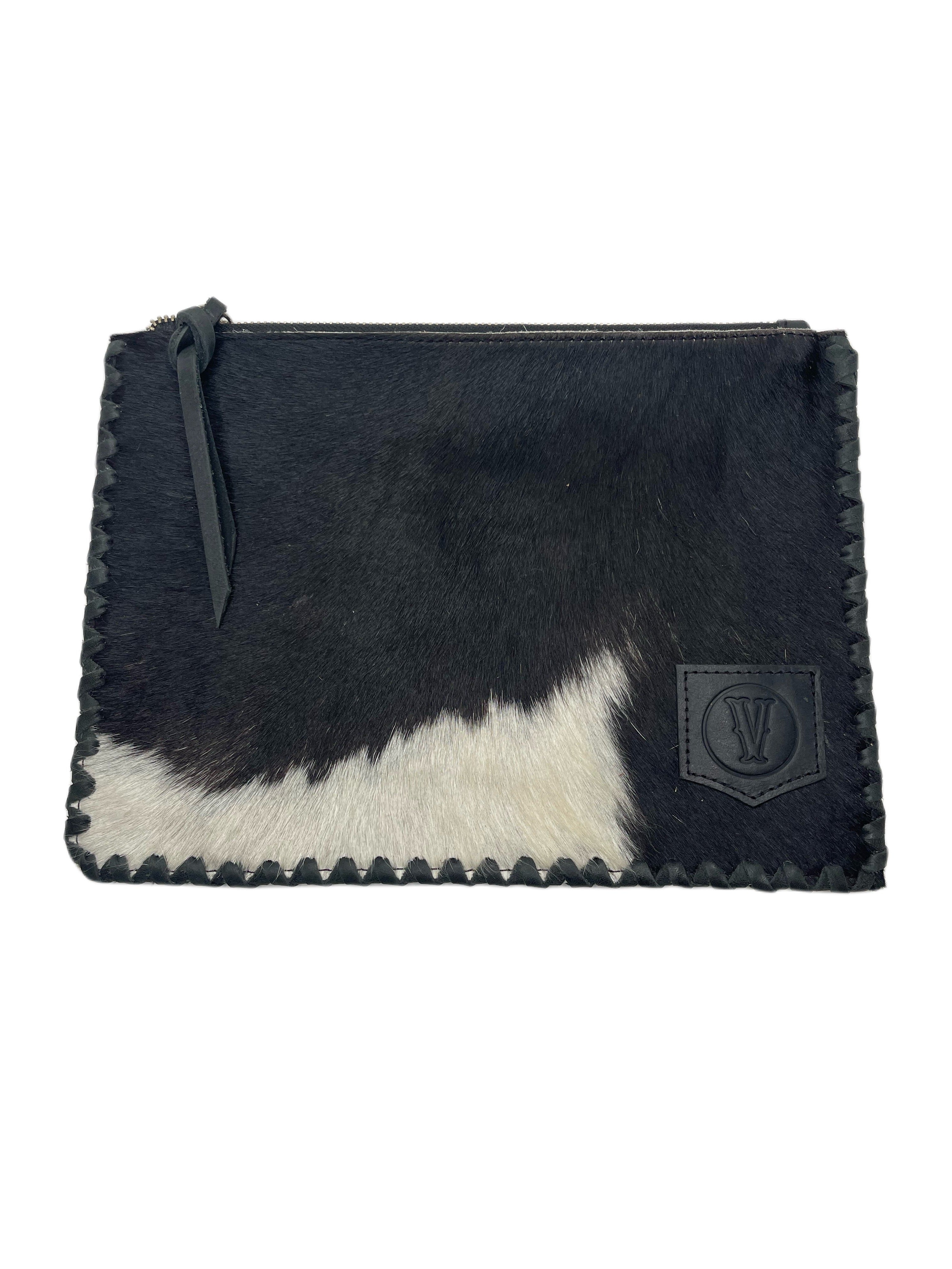 The Cowhide Essentials Clutch