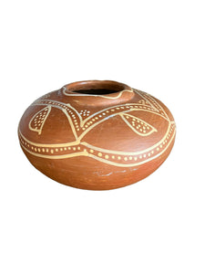 Mexican Low Vase, Vintage